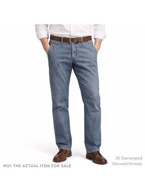 Meyer Hosen Light Blue Stretch Denim Jeans – EU 52 (US 36)